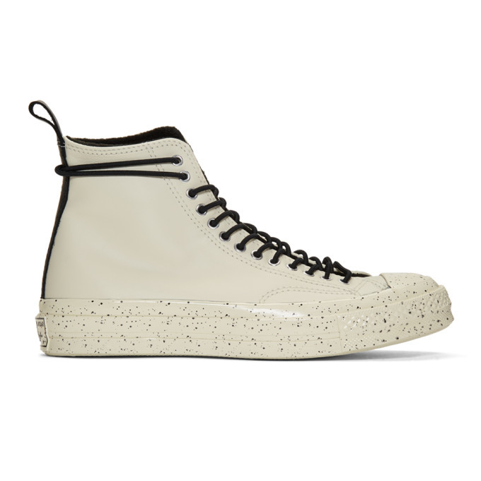 Photo: Converse Off-White Chuck 70 Speckled Hi Sneakers