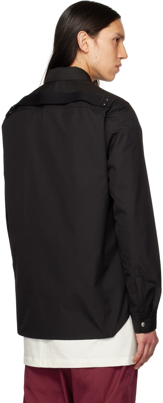 Rick Owens Black Fogpocket Shirt Rick Owens Rick Owens Black Fogpocket Shirt Rick Owens