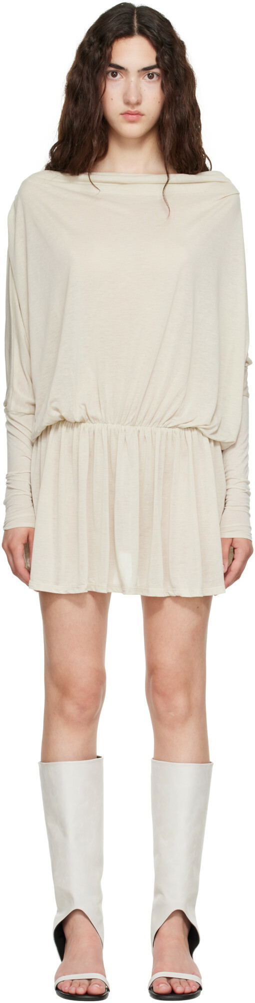Belle Anna Gray Alder Minidress