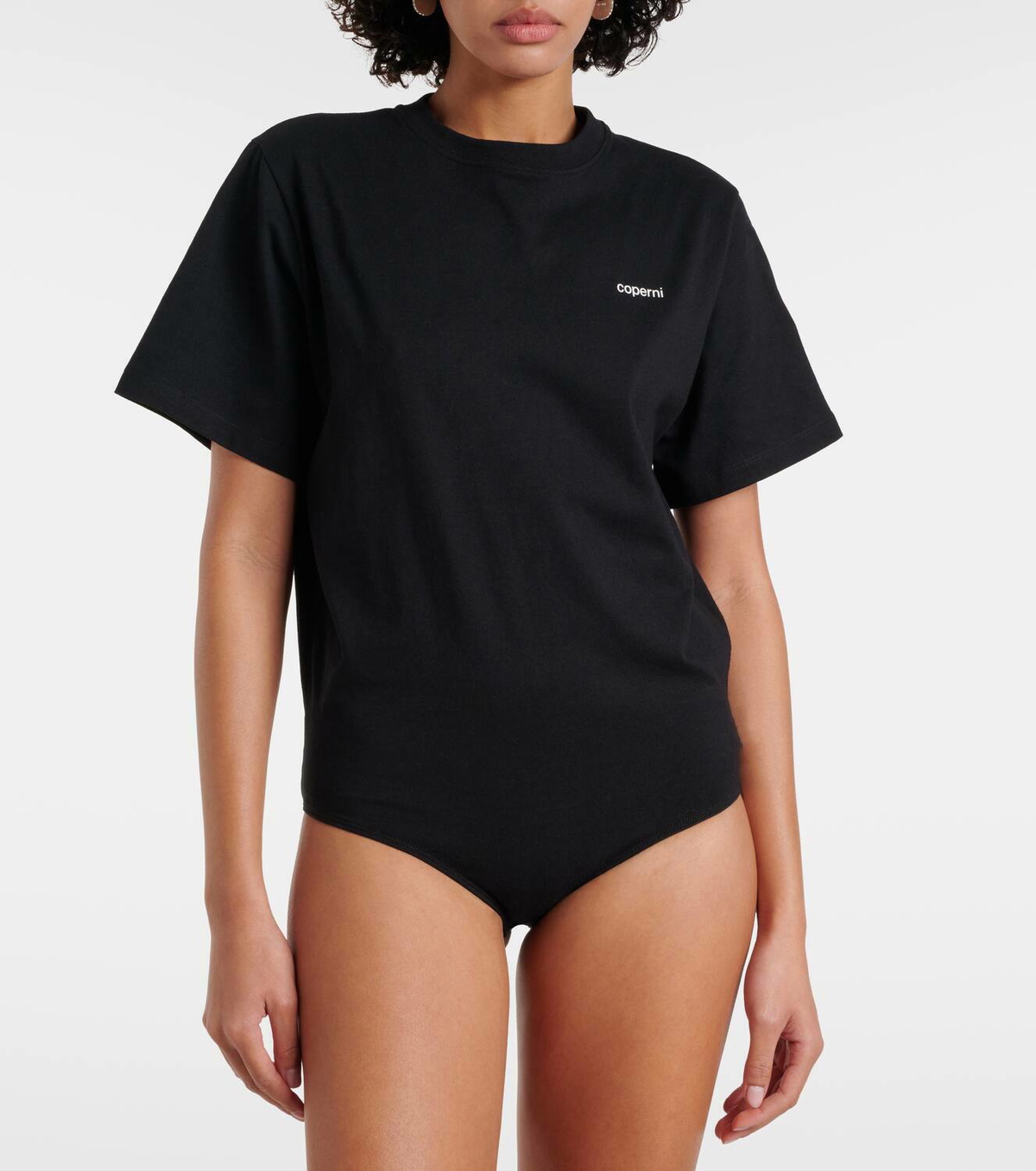 Coperni Logo cotton bodysuit