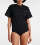 Coperni Logo cotton bodysuit