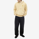 Acne Studios Men's Fairah X Face Hoody in Pale Yellow Mellange