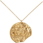 Alighieri Gold The Kindred Souls Medallion Necklace