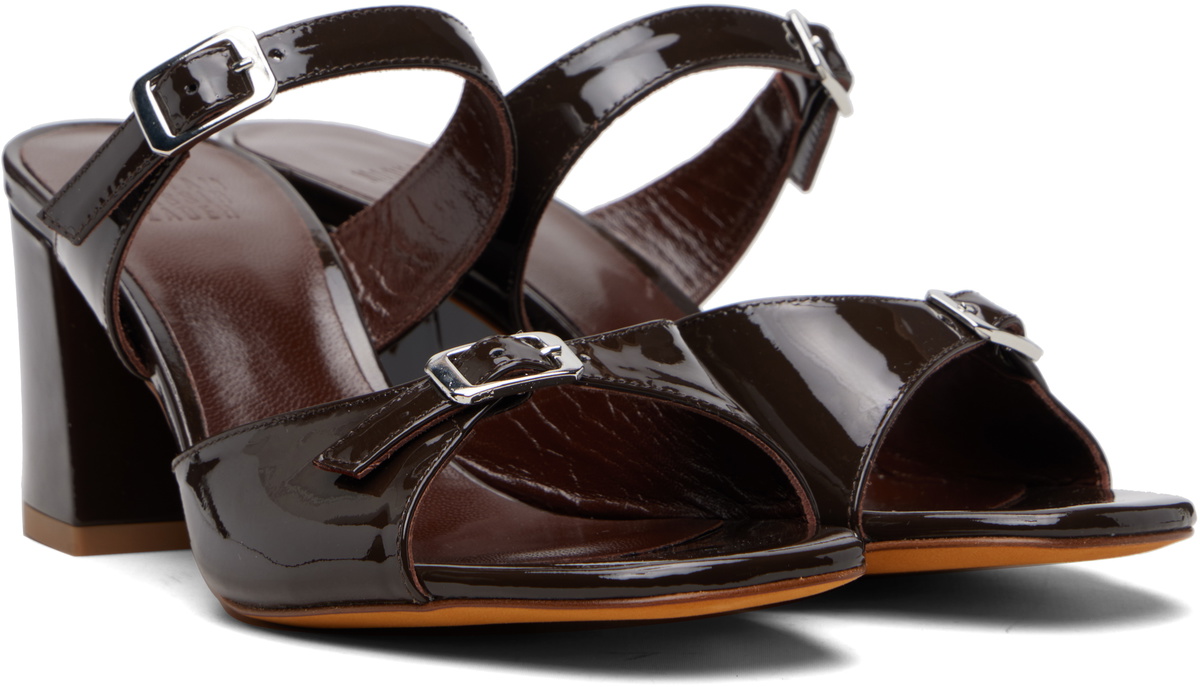 Maryam Nassir Zadeh Brown Una Heeled Sandals