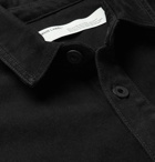 Off-White - Logo-Print Denim Overshirt - Black