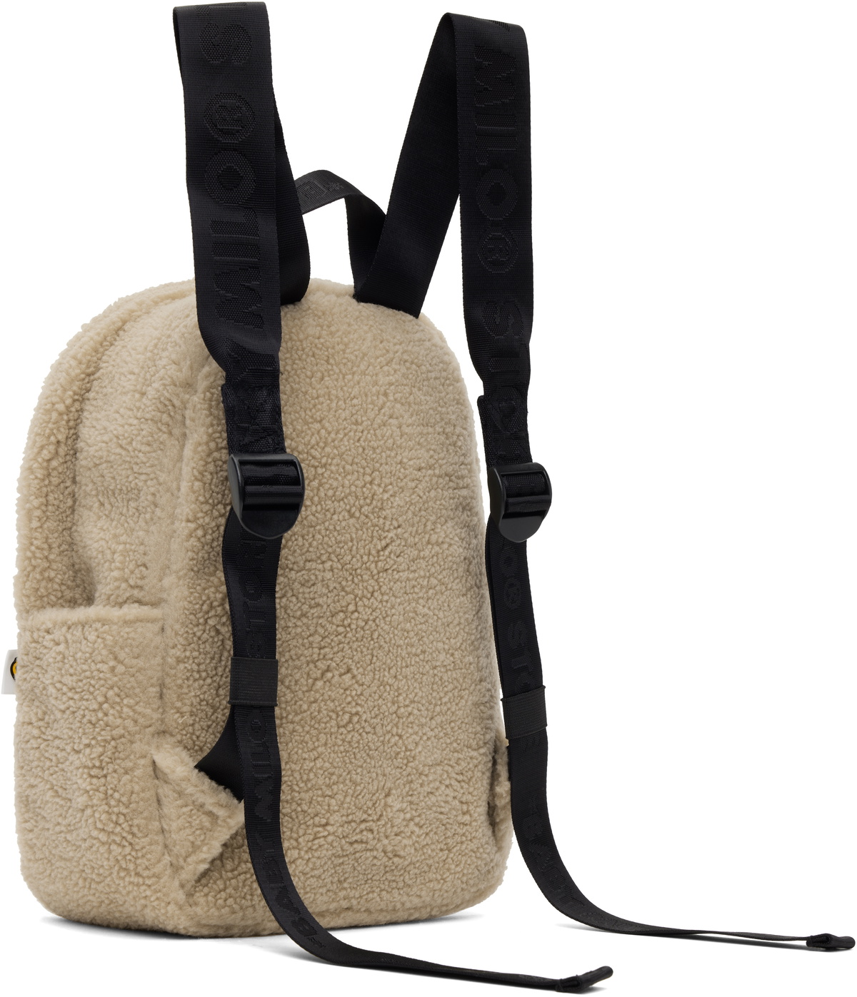 BAPE Beige Baby Milo Sherpa Mini Backpack A Bathing Ape