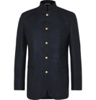 Favourbrook - Seaton Nehru-Collar Cashmere Jacket - Blue
