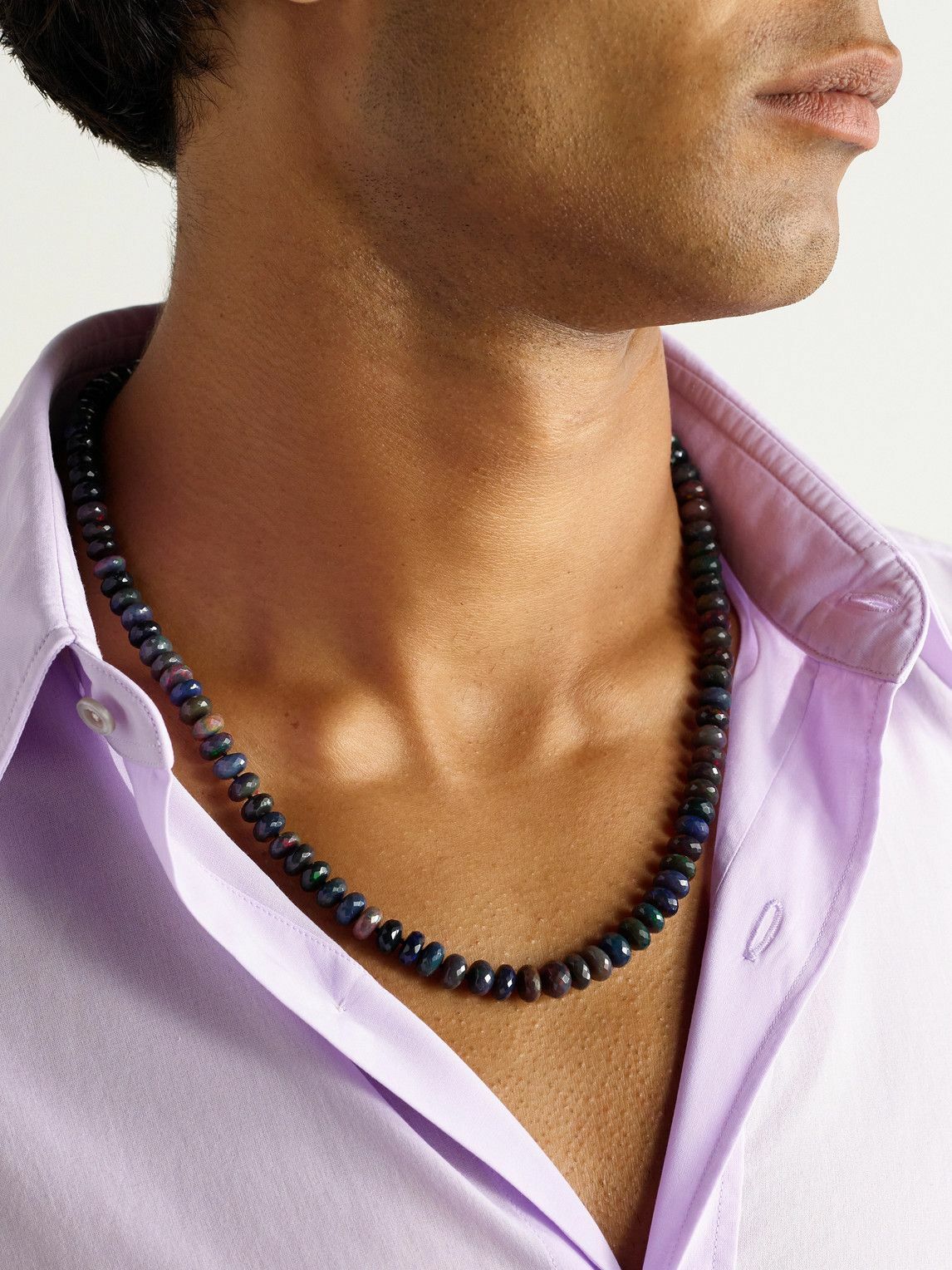 JIA JIA - Lightening Ridge Gold Opal Necklace
