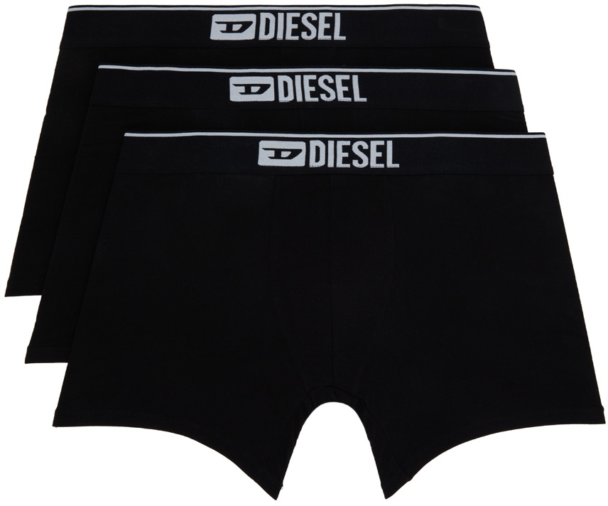 Photo: Diesel Three-Pack Black Umbx-Sebastian Boxers
