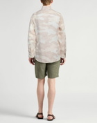 120% Lino Mens Shirt in Beige