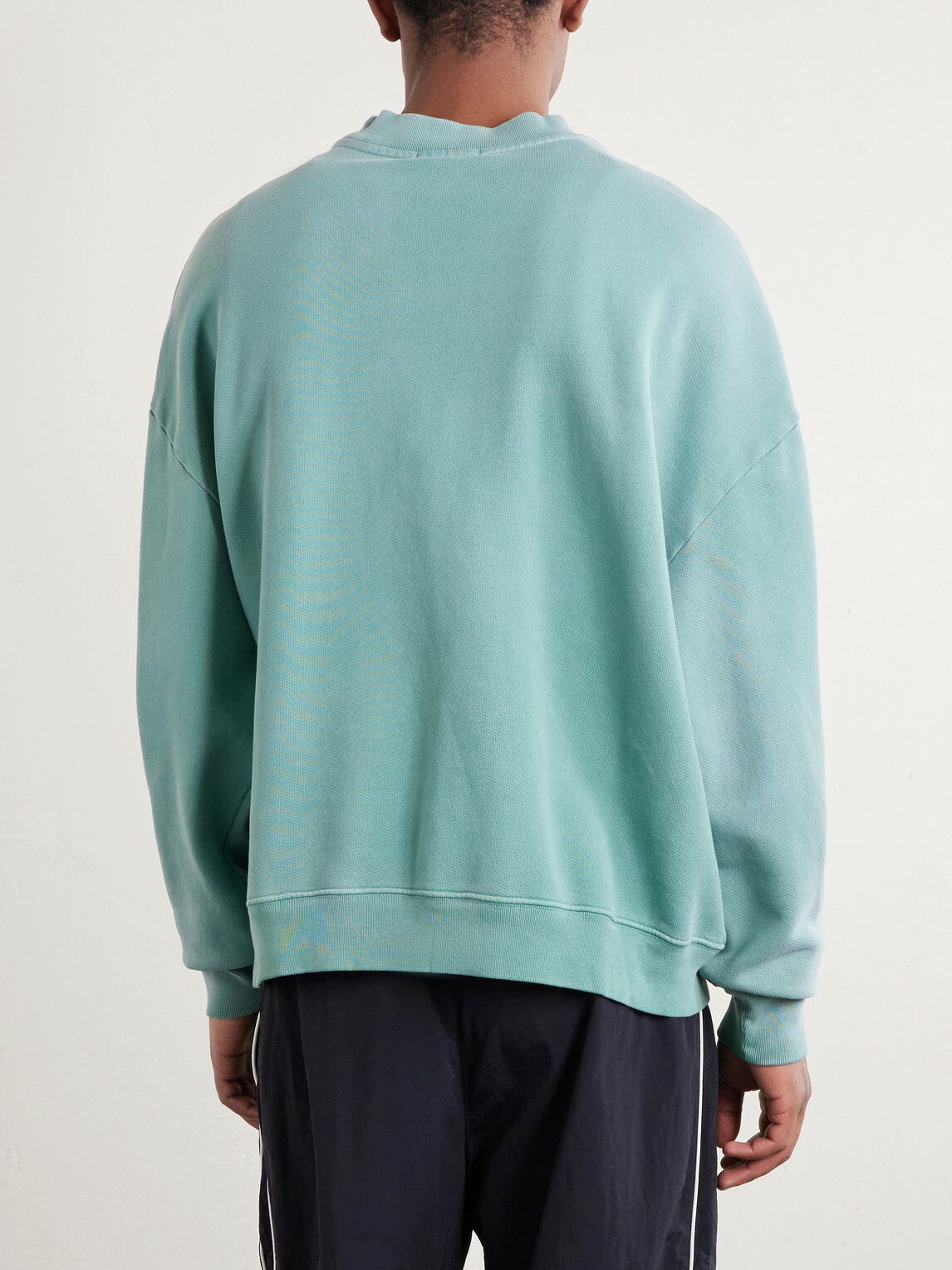 Willy Chavarria - Community Center Hooligan Cotton Sweatshirt - Green