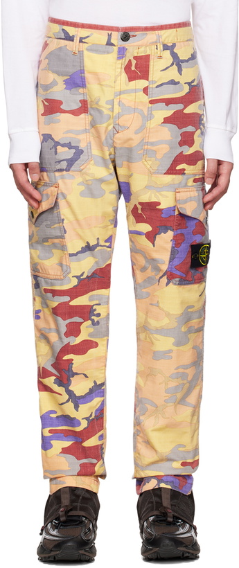 Photo: Stone Island Multicolor Heritage Camo Cargo Pants