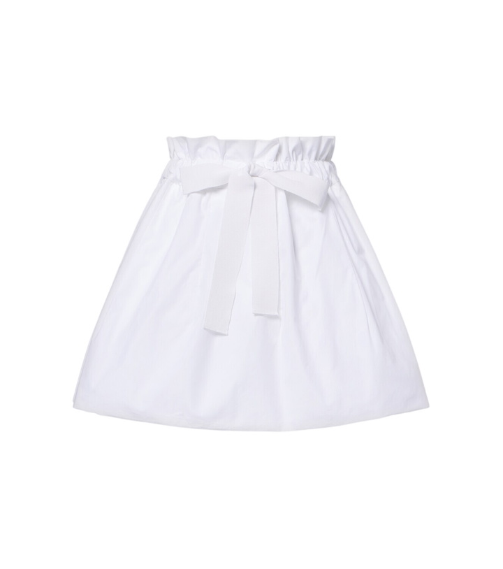 Photo: Patou Gathered cotton miniskirt