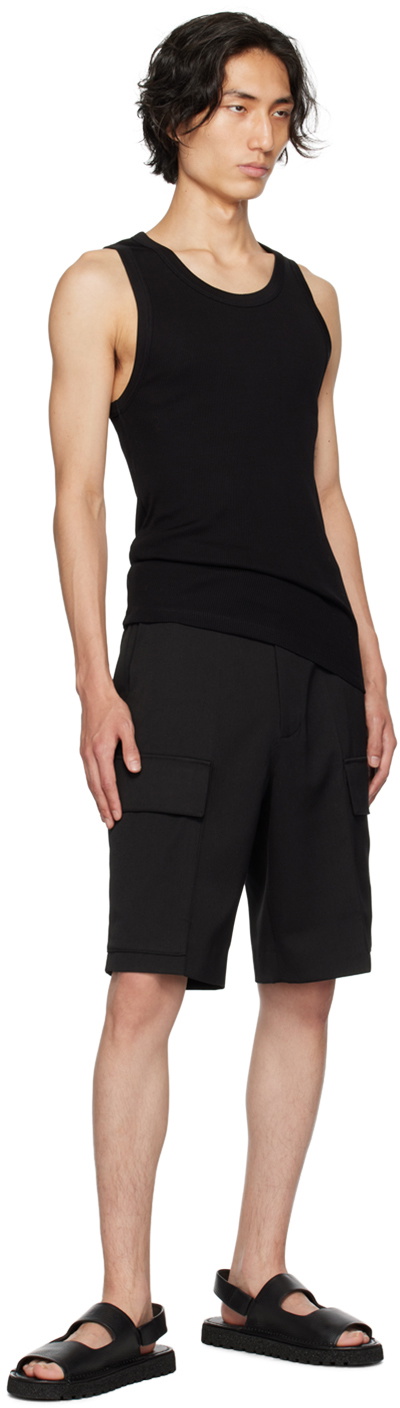 Róhe Black Scoop Neck Tank Top