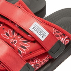 Suicoke Men's MOTO-Cab-PT02 in Red