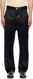 Vivienne Westwood Black Creased Trousers