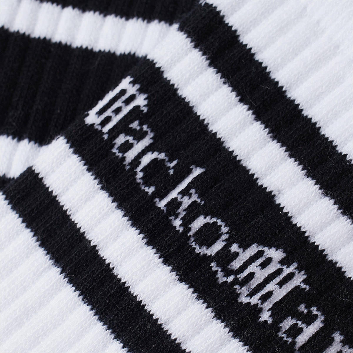 Wacko Maria Men's Type 4 Skater Sock in White/Black Wacko Maria