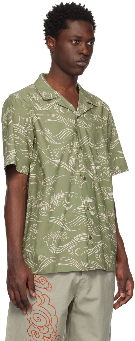 Maharishi Green Songkran Shirt Maharishi