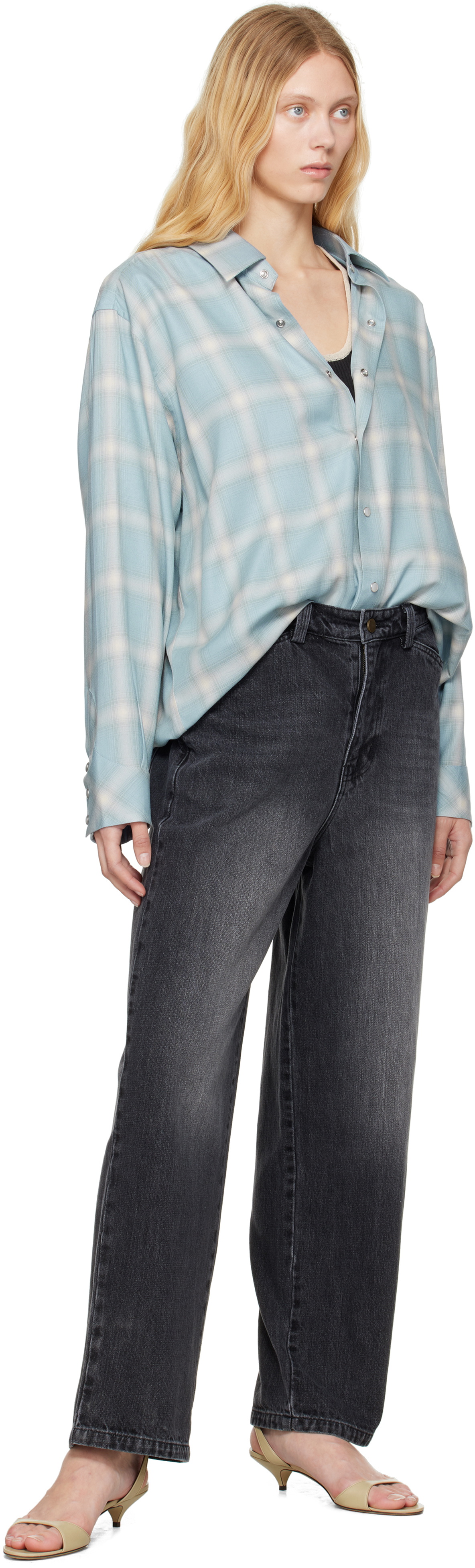 Carter Young Blue Hugo Rancher Shirt