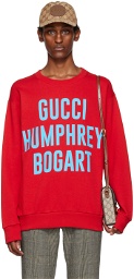 Gucci Red 'Humphrey Bogart' Sweatshirt