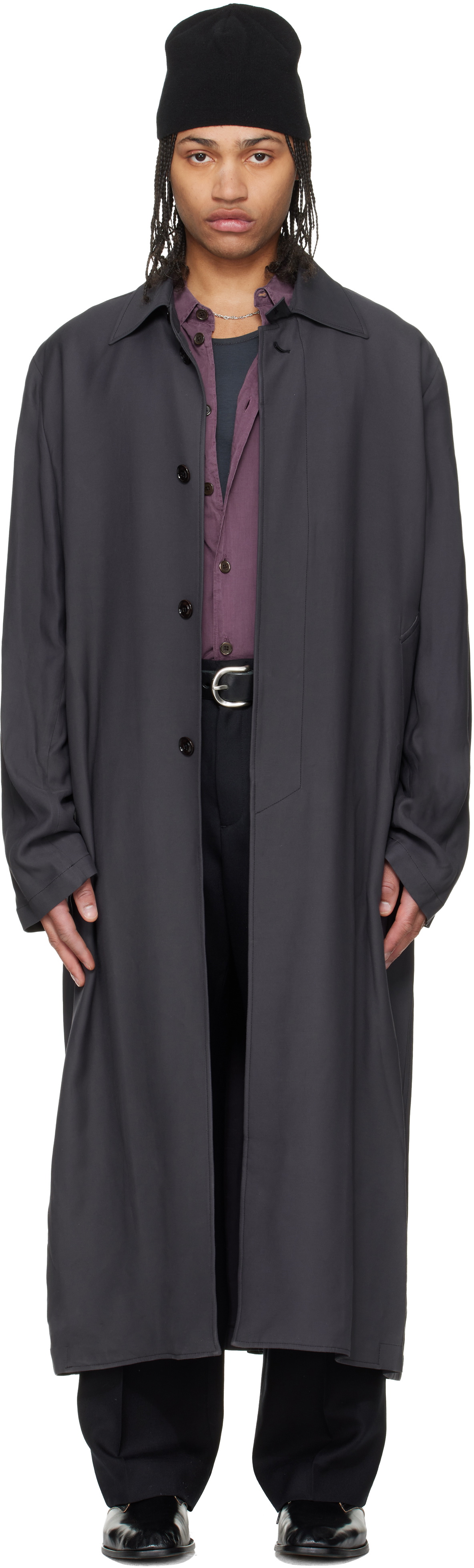 OUR LEGACY Black Cloak Coat