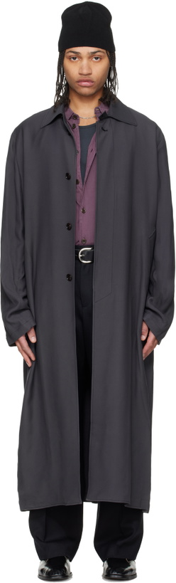 Photo: OUR LEGACY Black Cloak Coat