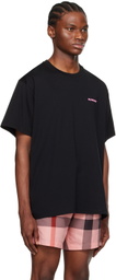 Burberry Black Oak Leaf Crest T-Shirt