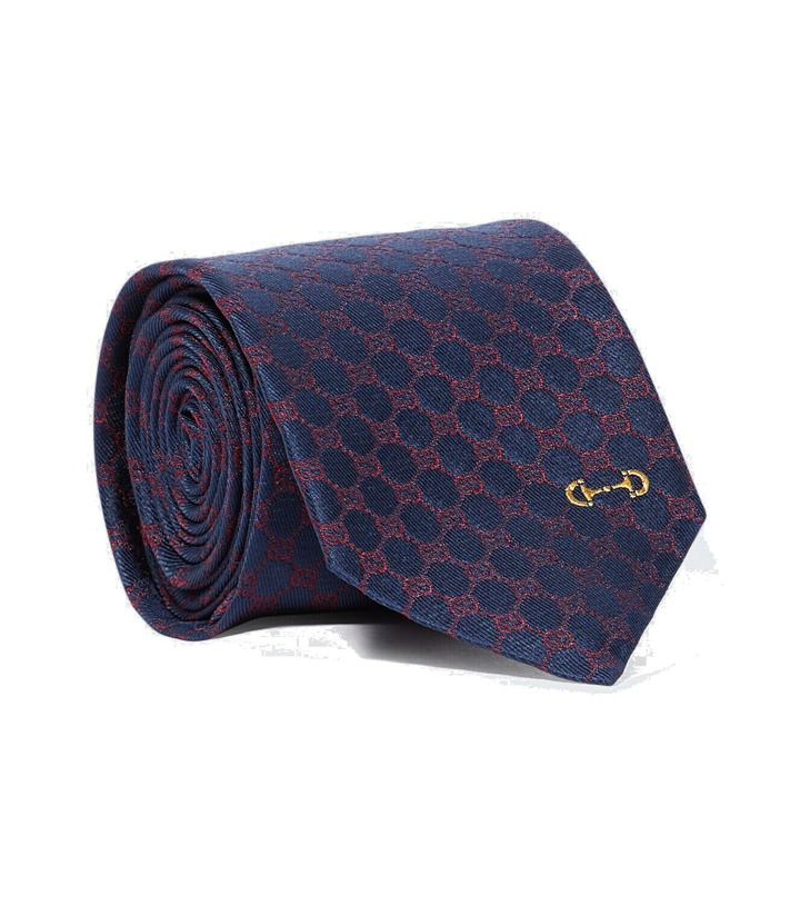Photo: Gucci GG jacquard silk tie