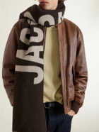 Jacquemus - Logo-Print Fringed Wool Scarf