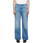 BALMAIN Blue Loose Jeans