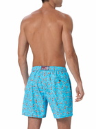 MC2 Saint Barth Man Lightweight Fabric Swim-shorts Lighting Micro Fantasy With Aperol Spritz Print | Aperol Special Edition