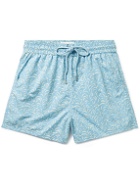 Atalaye - Hobekia Mid-Length Printed Recycled Swim Shorts - Blue