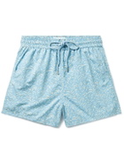 Atalaye - Hobekia Mid-Length Printed Recycled Swim Shorts - Blue