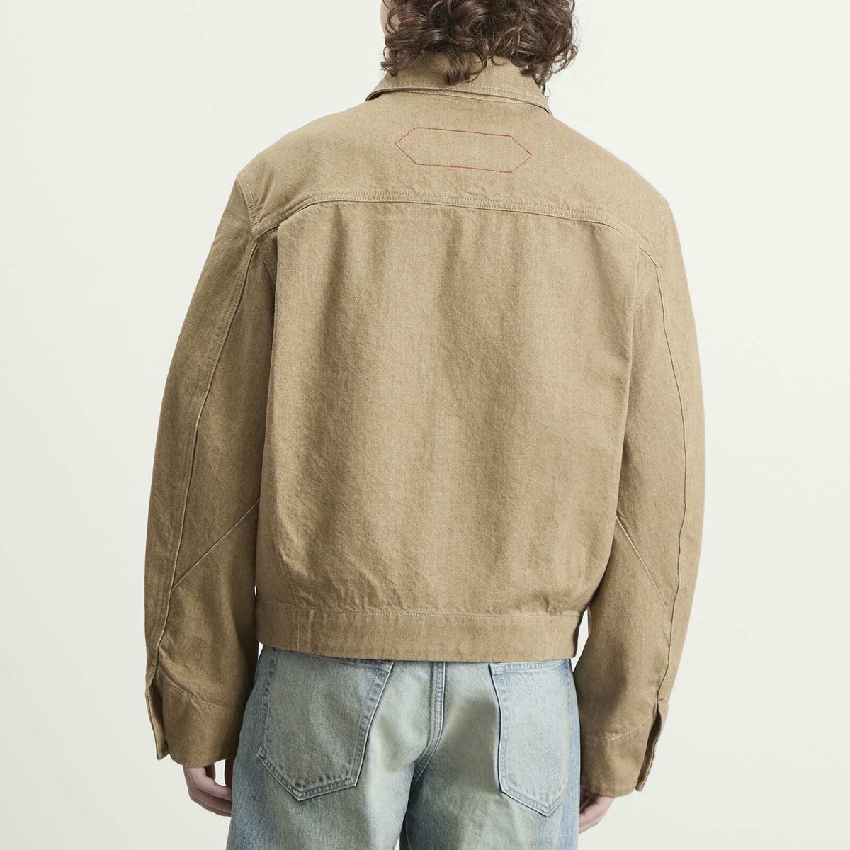 Jacquemus Men's Cotton Mirada Jacket in Beige