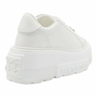 Casadei White Leather Sneakers