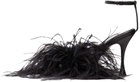 Magda Butrym Black Feather Sandals