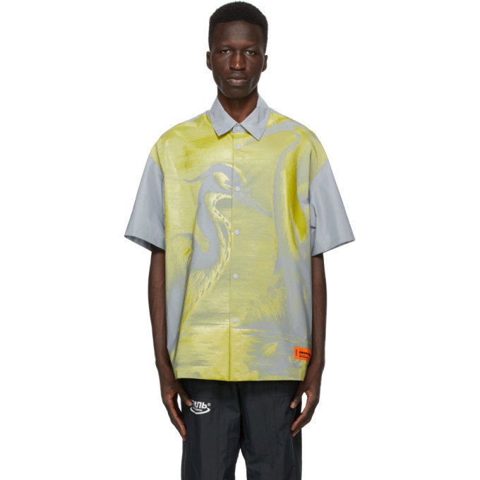 Heron Preston Silver Reflex Shirt Heron Preston