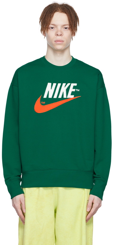 Photo: Nike Green Cotton Sweatshirt
