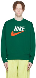 Nike Green Cotton Sweatshirt