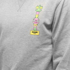 Hikerdelic x END. Belsky Crew Sweat in Grey Marl