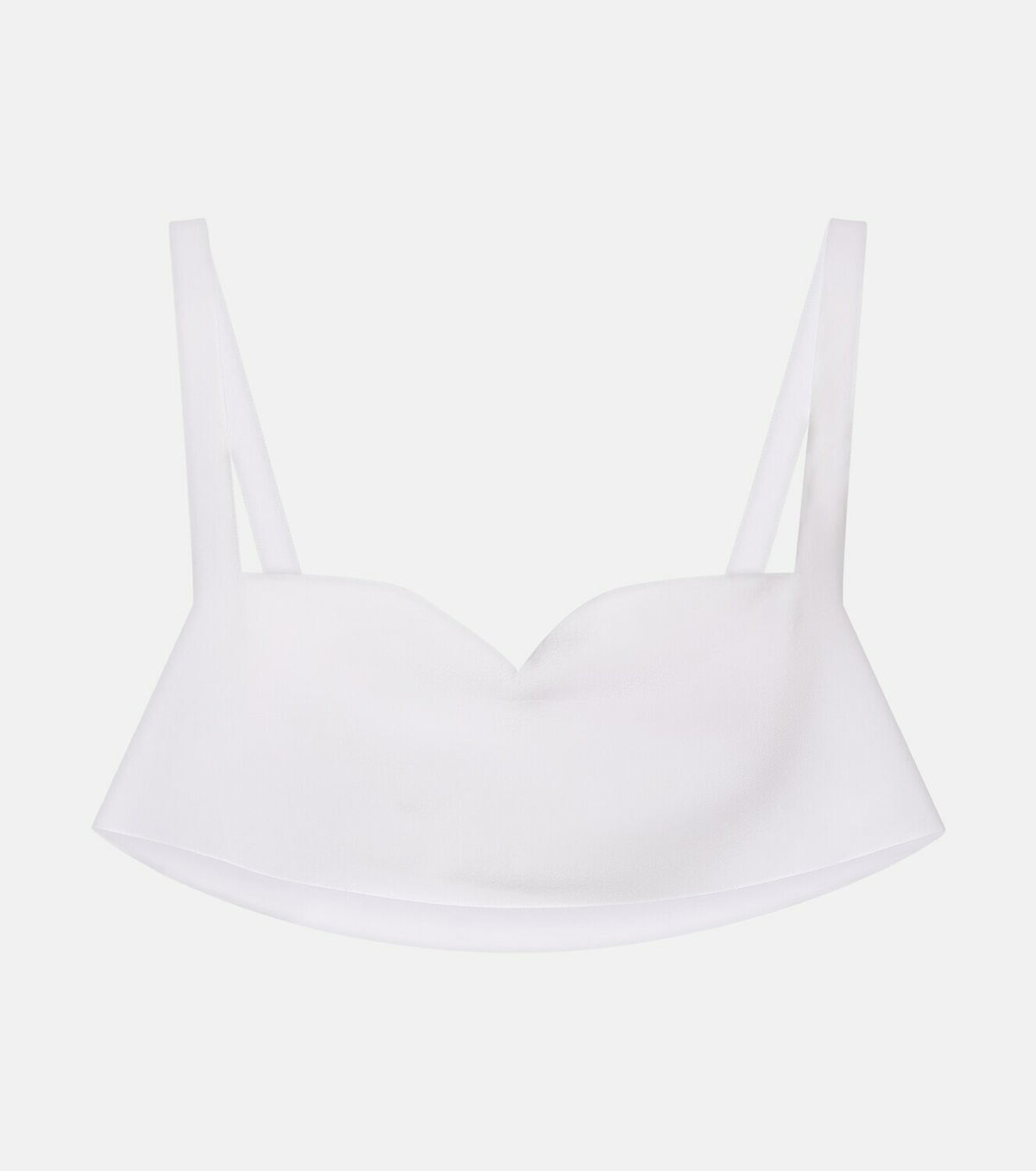Prada Silk crêpe de chine bra top