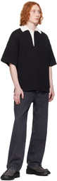 OUAT Black Meta Polo