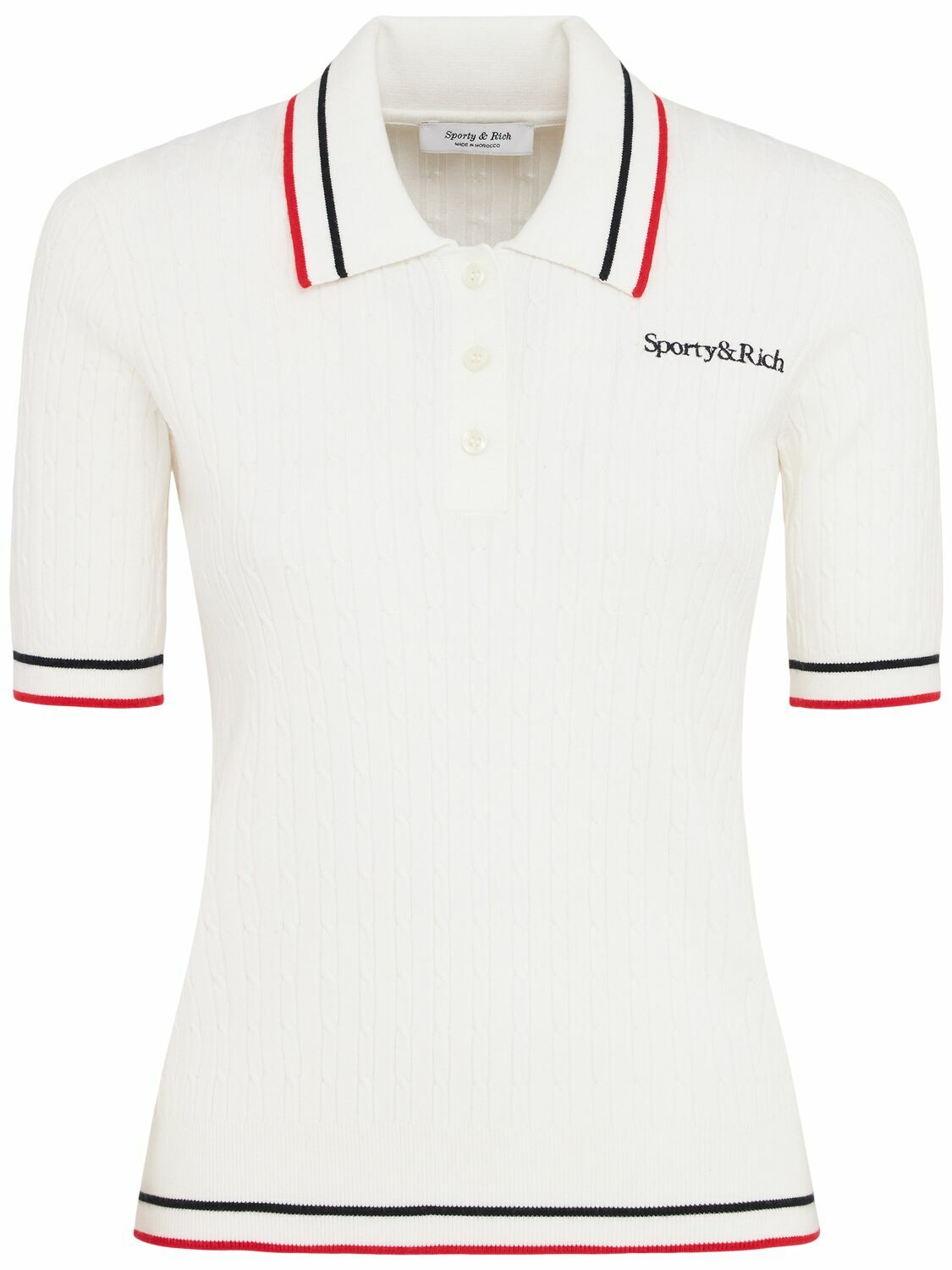 Sporty&Rich×Lacoste Serif Polo Half Zips Sporty & Rich Lacoste Serif Polo Blue Half Zips Sporty & Rich
