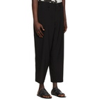 Yohji Yamamoto Black Taxide Trousers