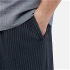 Homme Plissé Issey Miyake Men's Pleated Drawstring Short in GnmtlGry