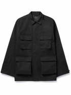 Balenciaga - Cotton-Drill Overshirt - Black