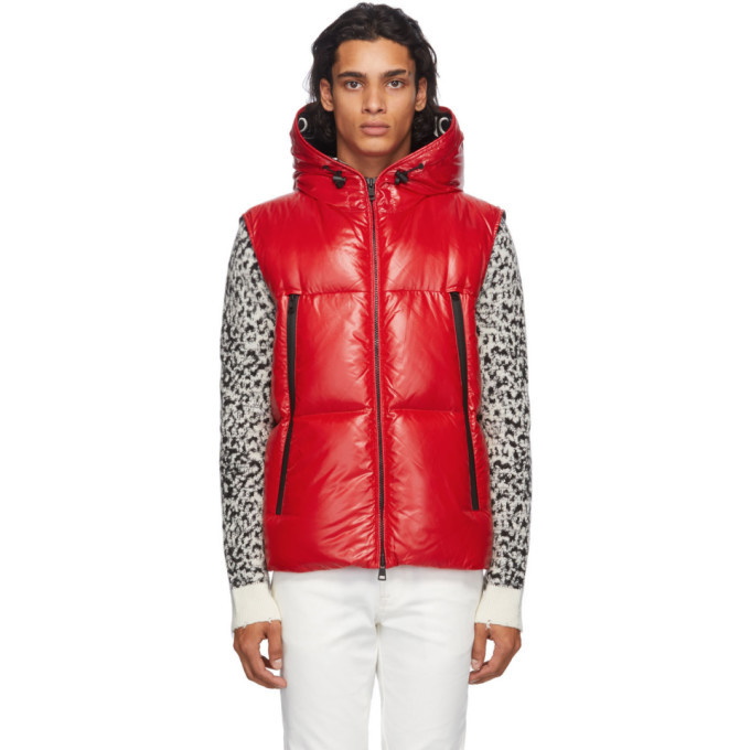 Photo: Moncler Red Down Quilted Vest