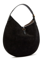 Polo Ralph Lauren Leather-trim Suede Shoulder bag - Black - One Size
