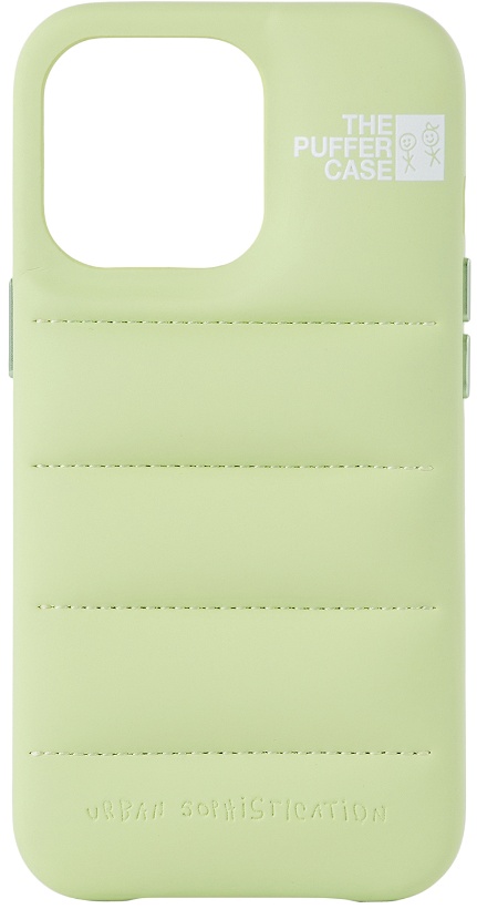Photo: Urban Sophistication Green 'The Puffer' iPhone 13 Pro Case