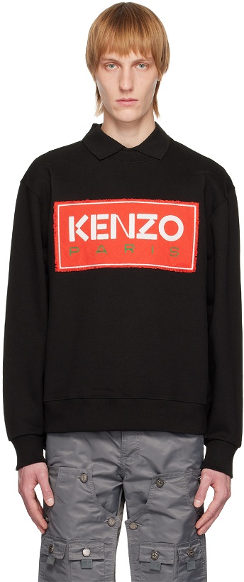 Photo: Kenzo Black 'Kenzo Paris' Sweatshirt